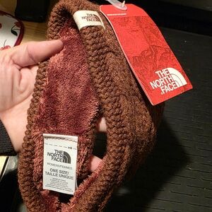 The North Face Brown Redish Knit Headband New Tags
